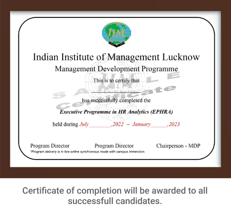 Hr Analytics Certification Course from IIM Lucknow