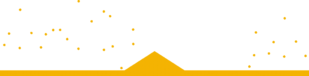 a yellow triangle with black background